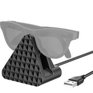 Detailed information about the product Charging Station for Ray Ban Meta, Replacement Charger for Ray Ban Meta Glasses, USB A Type Organizer Charging Dock for Wayfarer Skyler Headliner, Black