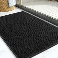 Detailed information about the product Chenille Bath Mat-Rubber Backing Bathroom Rugs Non Slip-Quick Dry Bath Mats for Bathroom Floor- Rugs Fit Under Door(Black-40*60CM)