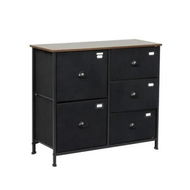 Detailed information about the product Chest of 5 Drawers Storage Cabinet