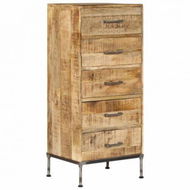 Detailed information about the product Chest Of Drawers 45x35x106 Cm Solid Mango Wood