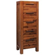 Detailed information about the product Chest of Drawers Solid Acacia Wood 45x32x115 cm