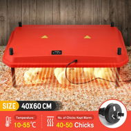 Detailed information about the product Chick Brooder Heating Plate Warmer Chicken Coop Brooding Heater Poultry Duckling Chook 40x60cm 40-50 Chicks Adjustable Height