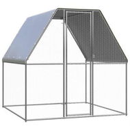 Detailed information about the product Chicken Cage Silver and Grey 2x2x2 m Galvanised Steel