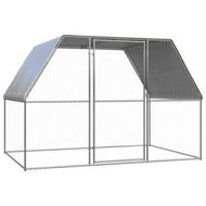 Detailed information about the product Chicken Cage Silver and Grey 3x2x2 m Galvanised Steel