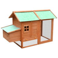 Detailed information about the product Chicken Cage - Solid Pine & Fir Wood - 170x81x110 Cm.