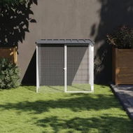 Detailed information about the product Chicken Cage with Roof Anthracite 103x98x90 cm Galvanised Steel