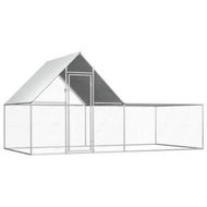 Detailed information about the product Chicken Coop 4x2x2 m Galvanised Steel