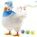 Chicken Laying Egg Toys Electric Plush Crazy Toy Dancing with Sound Music Animals Toy Easter Toys White. Available at Crazy Sales for $29.95