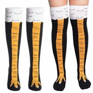 Detailed information about the product Chicken Paws Feet Socks Women Leg Long Socks Funny Cartoon Cotton Chicken Leg Claw Ladies 3D Print Thigh High Socks