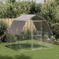 Detailed information about the product Chicken Run with Roof 2.5x2x2.25 m Galvanised Steel