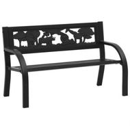 Detailed information about the product Children Garden Bench 86 Cm Steel