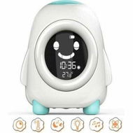 Detailed information about the product Childrens Sleep Training Alarm Clock - Wake Up Clock Night Light Timer Thermometer For Toddlers Kids Girls Boys