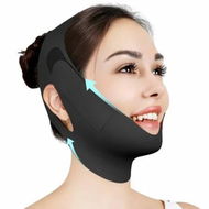 Detailed information about the product Chin Strap for Sleeping,Adjustable Chin Strap,Jaw Strap,Jawline Shaper,V Line Lifting Mask,BLACK
