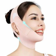 Detailed information about the product Chin Strap for Sleeping,Adjustable Chin Strap,Jaw Strap,Jawline Shaper,V Line Lifting Mask,Pink