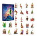 Christmas Advent Calendar 2024, Christmas Countdown Calendar with 24 Collectible Advent Calendar for Kids Toddler Men Women Teens Boy Girls. Available at Crazy Sales for $19.95