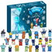 Christmas Advent Calendar 2024 Holiday Countdown Miniature Figurine Small Figures Decor Toy, Xmas New Year Surprise for Kids. Available at Crazy Sales for $29.95