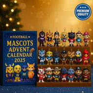 Detailed information about the product Christmas Advent Calendar 2025, Football Mascots Blind Box, Ideal 24 Day Christmas Advent Calendar, Surprise Gift for Girls, Boys and Kids