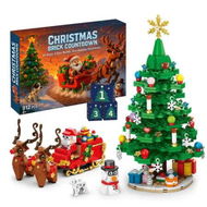 Detailed information about the product Christmas Advent Calendar 2025,912pcs Building Blocks Countdown Calendar with Christmas Tree and Santa,24 Days Xmas Gift Stockig Stuffers