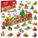 Christmas Advent Calendar 2026, 24 Pack Building Blocks Train Set, Holiday Countdown Toy with Santa & Xmas Tree, STEM Gift for Kids Ages 6+. Available at Crazy Sales for $29.99