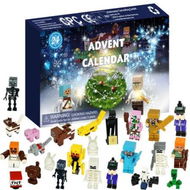 Detailed information about the product Christmas Advent Calendar 24 Days Building Blocks Toy Figures Countdown Calendar, Christmas Holiday Party Favor Gift for Boys Girls