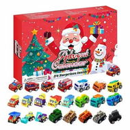 Detailed information about the product Christmas Advent Calendar 24 Days Countdown Calendar for Construction Cars