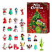 Christmas Advent Calendar 24 Days Cute Cartoon Elf Figures Doll Christmas Countdown Calendar for Doll Collectible Figures Gift. Available at Crazy Sales for $19.99