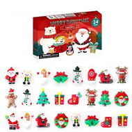 Detailed information about the product Christmas Advent Calendar 24 Pieces Figures Blind Box,Christmas Calendar Toy for Kids