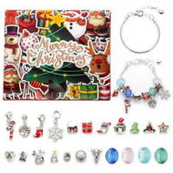 Detailed information about the product Christmas Advent Calendar Bracelet 24 Days Countdown Making Kit DIY Charm Beads for Kids Christmas Gifts