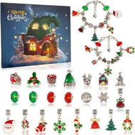 Detailed information about the product Christmas Advent Calendar Bracelets 2023 for Girls 24 Days Xmas Countdown Calendar DIY Jewelry Making Kit Gift 22 Charm Beads 2 Bracelets for Kids Teens Women