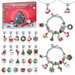 Christmas Advent Calendar Bracelets 2026, 24 Days Xmas Countdown Calendar 2Pcs DIY Charm Bracelets Kits Christmas Surprise Gift for Girls. Available at Crazy Sales for $19.95