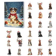 Detailed information about the product Christmas Advent Calendar for Dogs Countdown with 24 2D Unique Dog Ornaments Holiday Gift Set for Christmas Home Decor Tree Hanging
