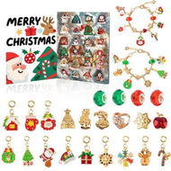 Detailed information about the product Christmas Advent Calendar For Girls 24 Day Countdown DIY Jewelry Advent Calendar with Bracelet Charm Christmas Birthday Party Gift for Girls Boys