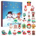 Christmas Advent Calendar Holiday Countdown 3D Collectible Ornaments 24 Day with Festive Figurines Perfect for Home Parties Decor. Available at Crazy Sales for $19.95