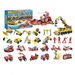 Christmas Advent Calendar, Kids 24 Days Countdown Different Construction Vehicles Fire Truck Building Blocks for Boys Girls Toddlers Teen Age 3 Up. Available at Crazy Sales for $24.95