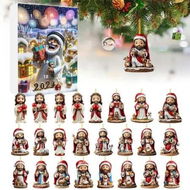 Detailed information about the product Christmas Advent Calendar Ornaments, 24 Days Countdown Advent Calendar Ornaments Snowman Santa Decorations for Boys, Girls and, Xmas Gift