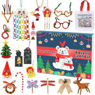 Detailed information about the product Christmas Advent Calendar,24 Fun DIY Handmade Ornaments Creative Christmas Tree Decorations, Surprise Gift for Kids