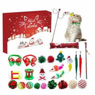 Detailed information about the product Christmas Advent Calendar,Christmas Countdown Calendar for Kitten 24pcs Assorted Cat Christmas Toys Kitten Interactive Play Christmas Gifts