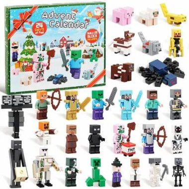 Christmas Advent Calendars 24 Days Figures Building Blocks Countdown 29 Characters Xmas Birthday Surprise Gifts