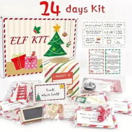 Detailed information about the product Christmas Advent Gift Box 24 Days Blind Gift Box Puzzle Christmas Countdown Toy Decoration