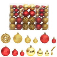 Detailed information about the product Christmas Baubles 100 pcs Gold and Wine Red 3 / 4 / 6 cm