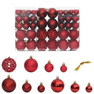 Detailed information about the product Christmas Baubles 100 pcs Wine Red 3 / 4 / 6 cm