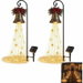 Christmas Bell Cascade Solar Yard Light for Christmas Yard Decor Warm White Cascading Garden Stake Light 2Pack. Available at Crazy Sales for $39.99
