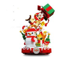 Detailed information about the product Christmas Building Blocks - Santa Claus and Snowman Toy Building Sets Collectible Play Model Kits - with Led Light- 538PCS