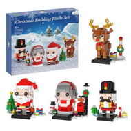 Detailed information about the product Christmas Building Blocks Sets for Kids Santa Claus,Snowman,Elf and Gnome Building Bricks headz Toys Ornaments Compatible for Christmas Decorations (642pcs)