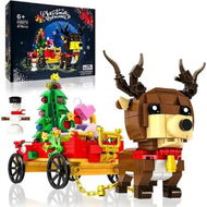 Detailed information about the product Christmas Building Sets, 478Pcs Christmas Reindeer, Tree, Gift Car Blocks Bricks Set for 6+ Kids Boys Girls Birthday Xmas Gifts