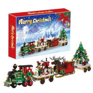 Detailed information about the product Christmas Buliding Blocks Kits Train Set Toys with 806 Pieces for Christmas Birthday for Kids Ages 6 Up