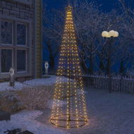 Detailed information about the product Christmas Cone Tree 330 Warm White LEDs Decoration 100x300 cm