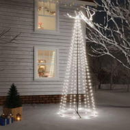 Detailed information about the product Christmas Cone Tree Cold White 310 LEDs 100x300 cm