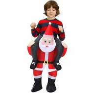 Detailed information about the product Christmas Costume Party Cosplay Mounted Cycling Santa Claus Inflatable Clothes Kids Teens 120cm-150cm