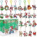 Christmas Countdown Advent Calendar- 24-Day Diamond Painting Craft Kit with Keychain Pendants,Perfect Holiday Gift. Available at Crazy Sales for $24.99